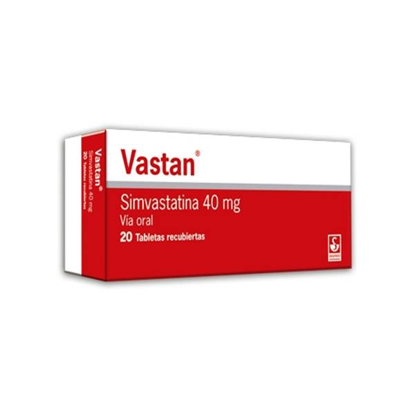 Vastan Simvastatina 40mg x 20 Tabletas - Siegfried