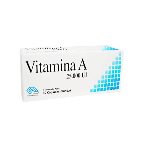 Vitamina A 25000 U.I x 30 Cápsulas - Colmed