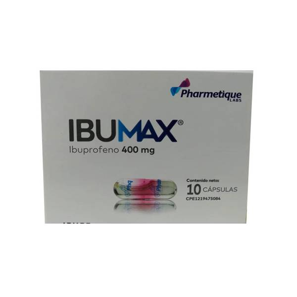 Ibumax Ibuprofeno 400mg x 10 Cápsulas - Pharmetique