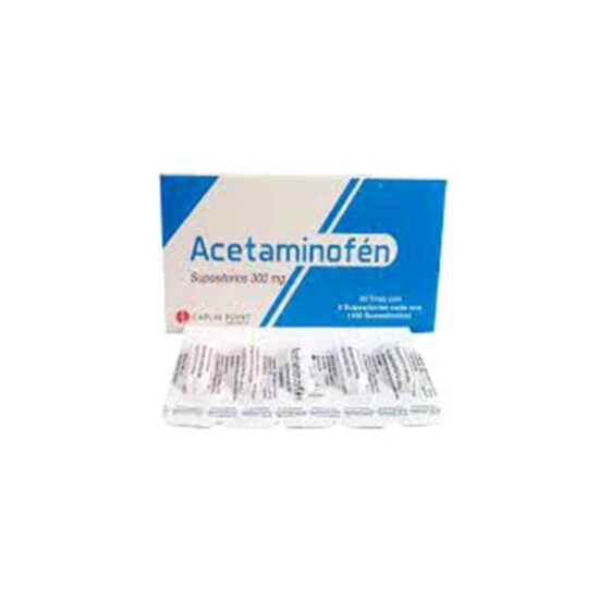 Acetaminofén 300mg x 5 Supositorios Caplin Point Farmadon La