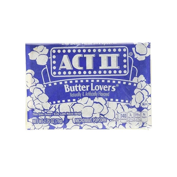 Act II Cotufas Butter Lovers 78g