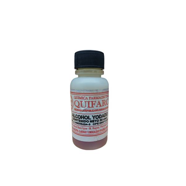 Alcohol Yodado 30ml - Quifarca
