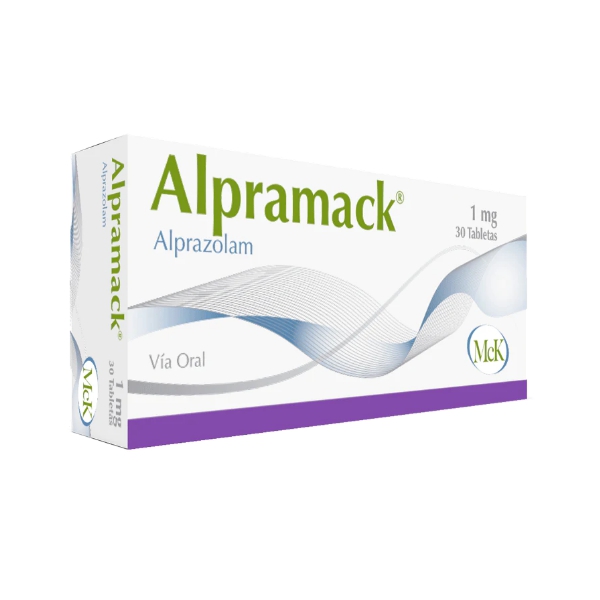 Alpramack Alprazolam 1mg x 30 Tabletas - MCK