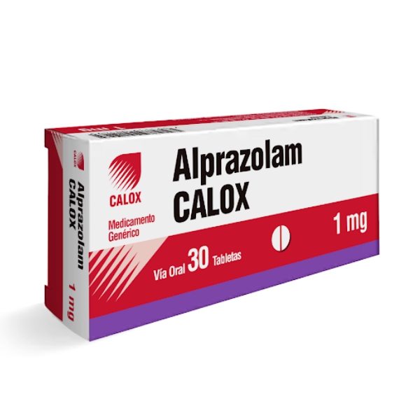 Alprazolam 1mg x 30 Tabletas - Calox