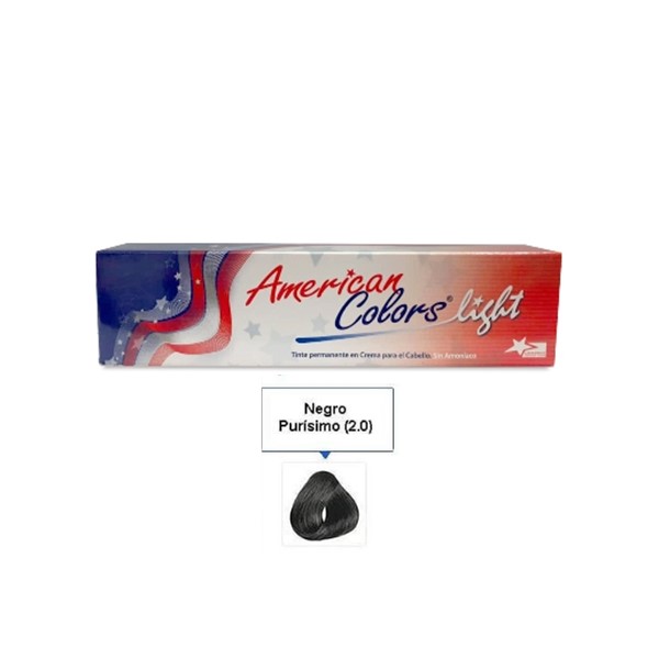 American Colors Light Tinte 2.0 Negro Purísimo 60ml