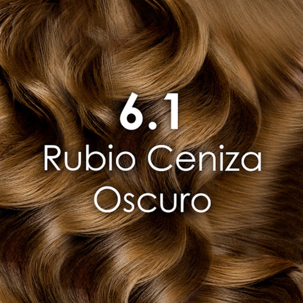 American Colors Light Tinte 6.1 Rubio Ceniza Oscuro 60ml - Imagen 2