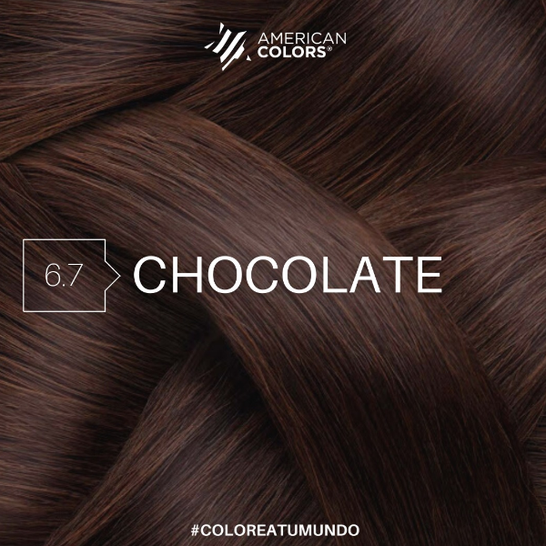 American Colors Tinte 6.7 Chocolate 58g - Imagen 2