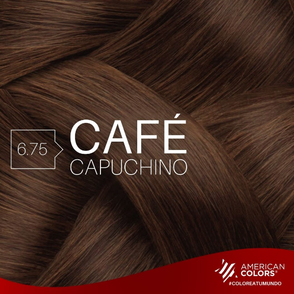 American Colors Tinte 6.75 Café Capuchino 58g - Imagen 2