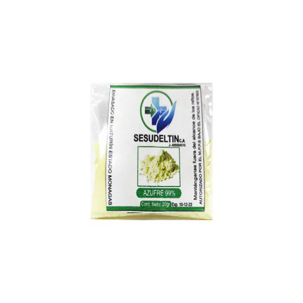 Azufre 99% x 20g - Sesudeltin