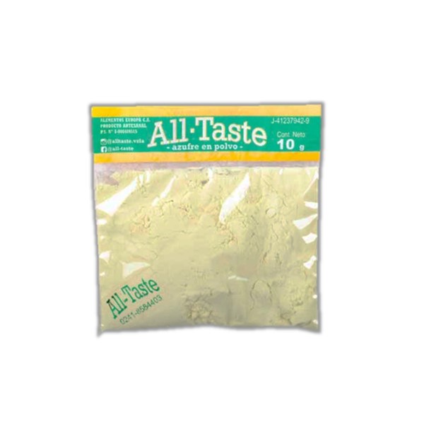 Azufre En Polvo 10g - All-Taste