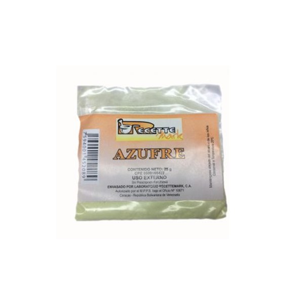 Azufre En Polvo 25g - Reccettemark
