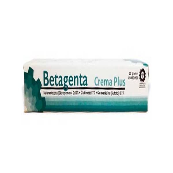 Betagenta Plus Betametasona+Clotrimazol+Gentamicina Crema 20g - Pharmator