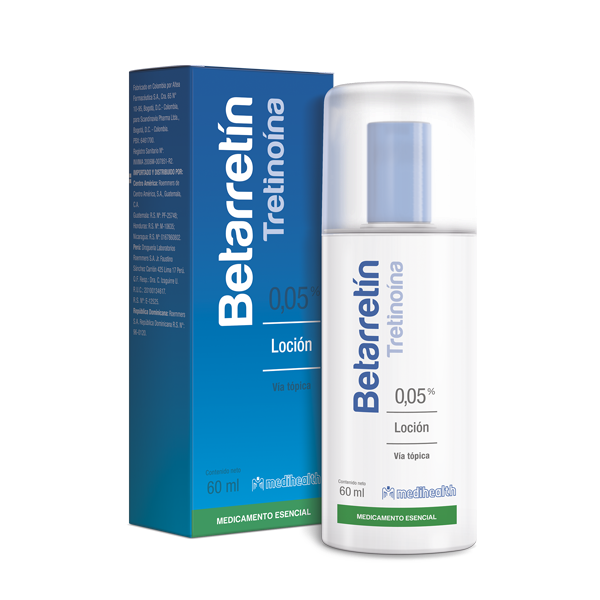 Betarretin Tretinoína 0.05% Loción x 60ml - Medihealth