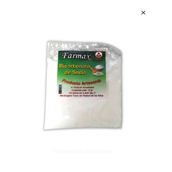 Bicarbonato De Sodio Polvo 10g - Farmax