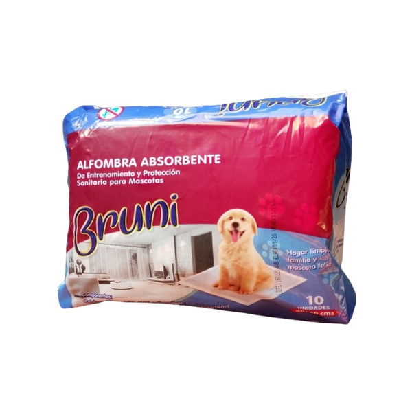 Bruni Alfombra Absorbente Para Perros X 10 Unidades