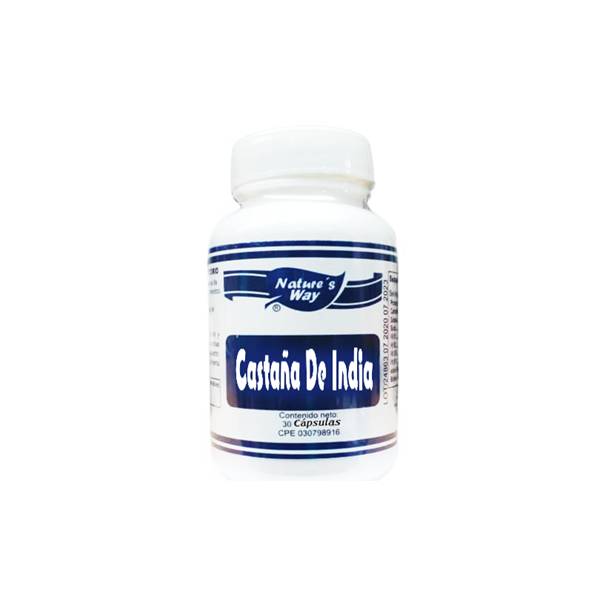 Castaña De Indias 500mg x 30 Cápsulas - Nature's Way