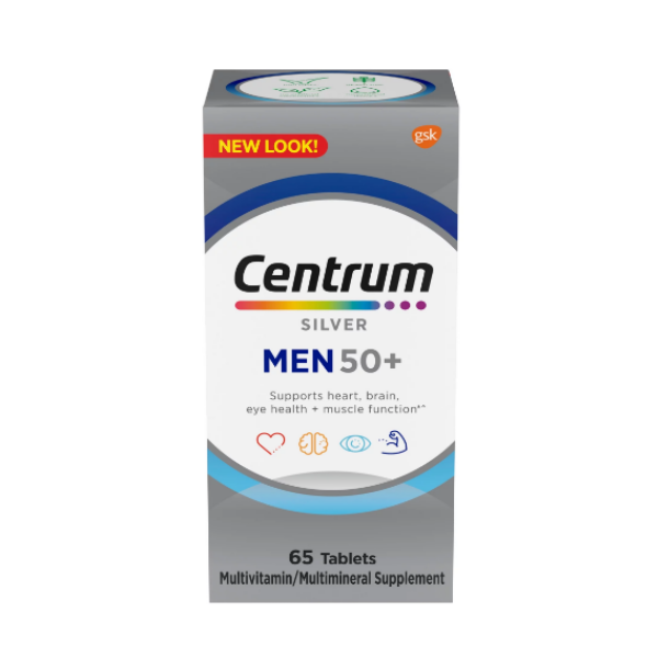 Centrum Silver Men Multivitamínico 50+ x 65 Tabletas