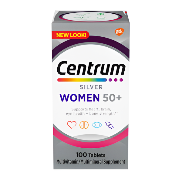 Centrum Silver Women 50+ Multivitamínico x 100 Tabletas