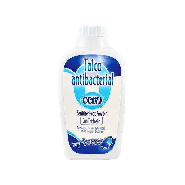 Cero Talco Antibacterial 120g