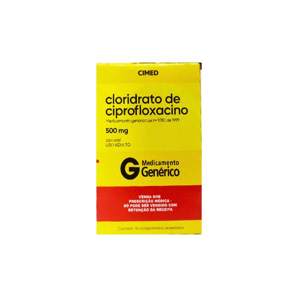 Ciprofloxacino 500mg x 14 Comprimidos - Cimed
