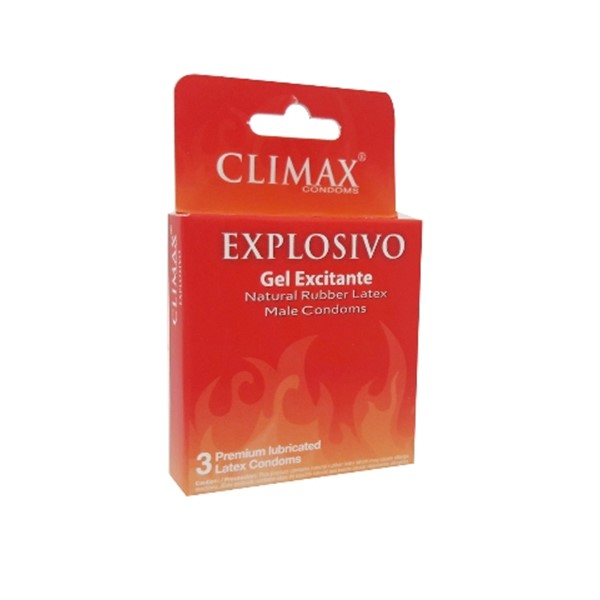 Climax Preservativo Explosivo x 3 Unidades