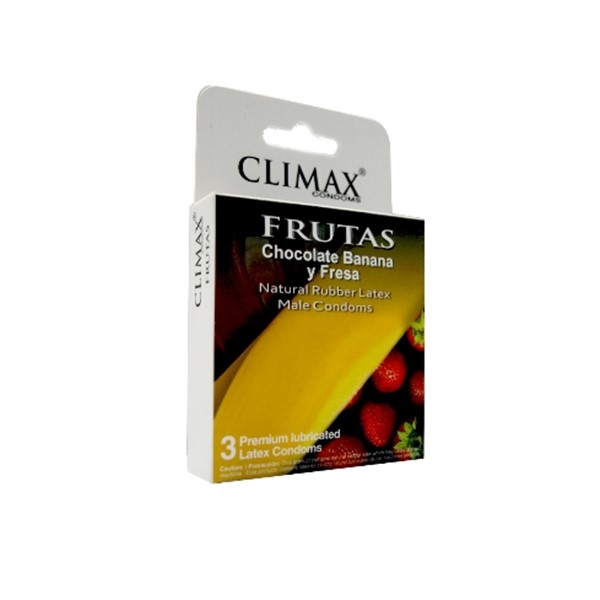 Climax Preservativo Frutas x 3 Unidades