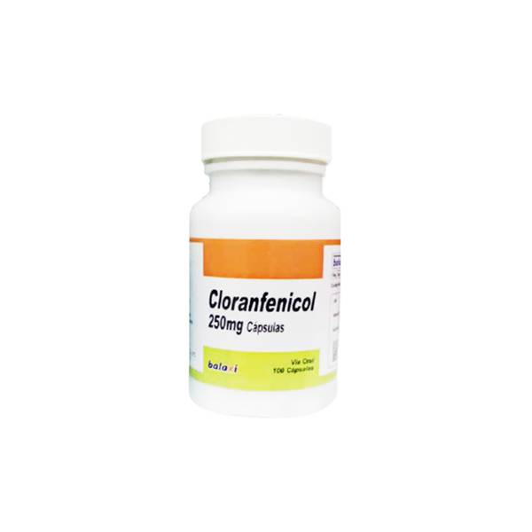 Cloranfenicol 250mg x 100 Cápsulas - Balaxi