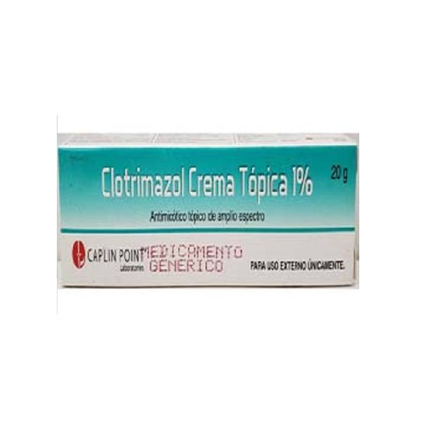 Clotrimazol 1% Crema Tópica x 20g - Caplin Point