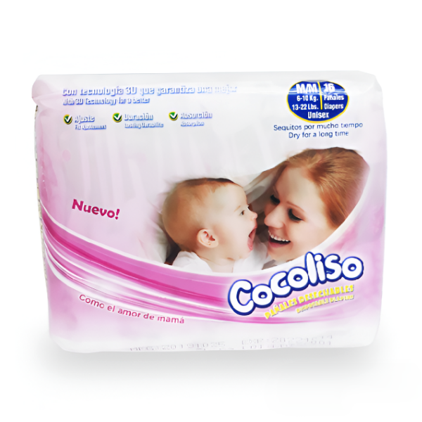 Cocoliso Pañal Talla M x 16 Unidades