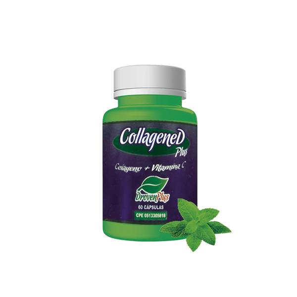 Colágeno + Vitamina C 500mg/50mg x 60 Cápsulas - Drovenplus