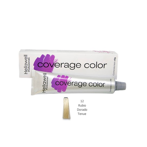 Coverage Color Tinte 12 Rubio Dorado Tenue 60g