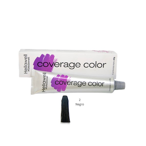 Coverage Color Tinte 2 Negro 60g