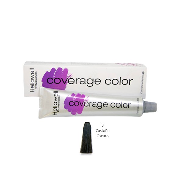 Coverage Color Tinte 3 Castaño Oscuro 60g