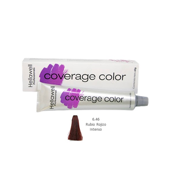 Coverage Color Tinte 6.46 Rubio Rojizo Intenso 60g