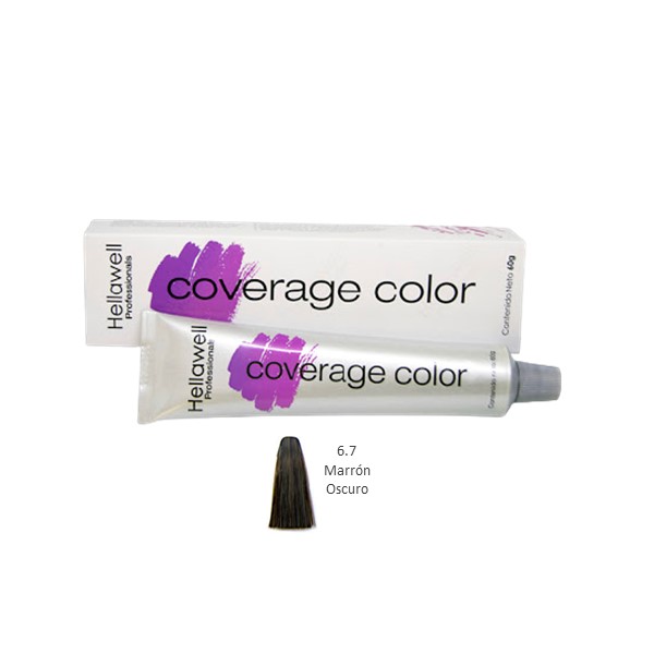 Coverage Color Tinte 6.7 Marrón Oscuro 60g