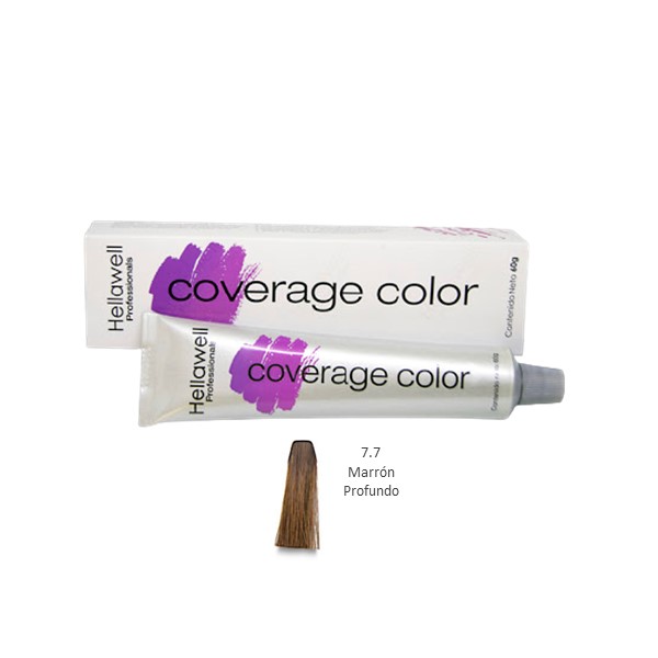 Coverage Color Tinte 7.7 Marrón Profundo 60g