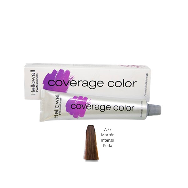 Coverage Color Tinte 7.77 Marrón Intenso Perla 60g