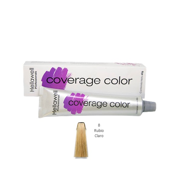 Coverage Color Tinte 8 Rubio Claro 60g