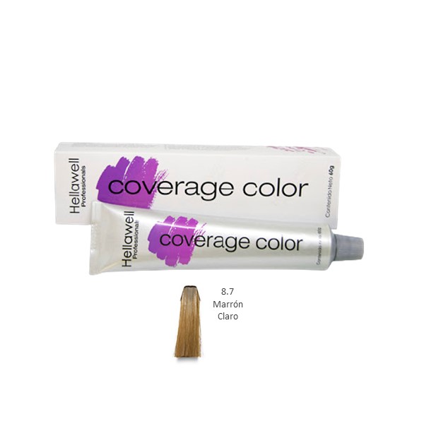 Coverage Color Tinte 8.7 Marrón Claro 60g