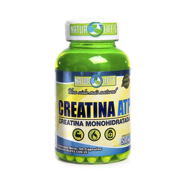 Creatina ATP 500mg x 50 Cápsulas - Natur Life's