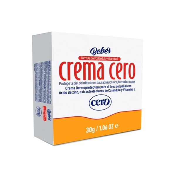 Crema Cero Con Caléndula Y Vitamina E Para Bebés 30g