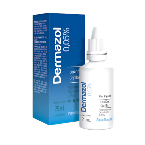 Dermazol Clobetasol 0.05% Loción Capilar x 25ml - Medihealth