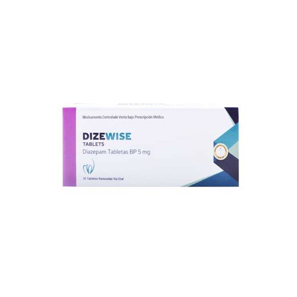 Dizewise Diazepam 5mg x 30 Tabletas - Asia