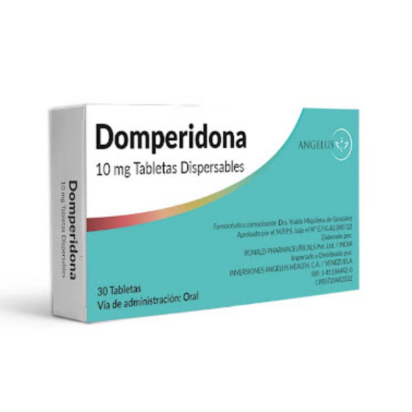 Domperidona 10mg x 30 Tabletas - Angelus