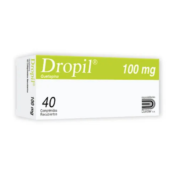 Dropil Quetiapina 100mg x 40 Tabletas - Dollder