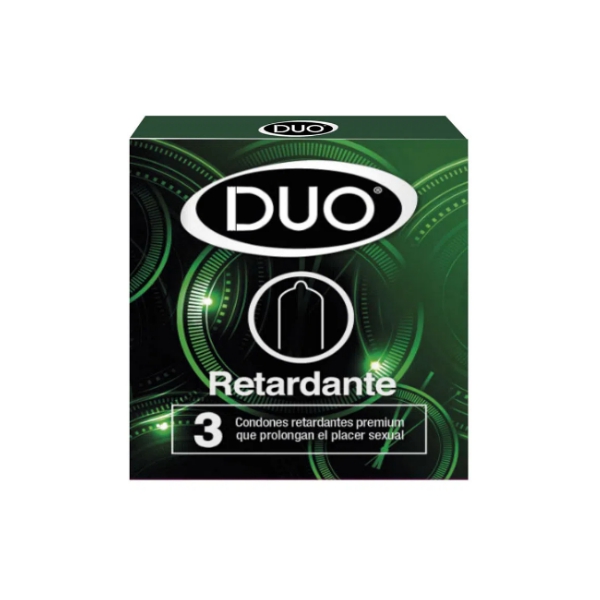 Duo Preservativo Retardante x 3 Unidades