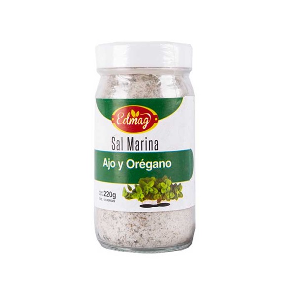 Edmag Sal Marina Ajo Y Orégano 220g