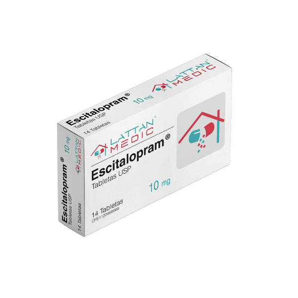 Escitalopram 10mg x 14 Tabletas - Lattan Medic