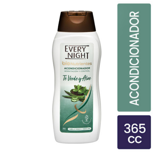 Every Night Acondicionador Bionutrientes Té Verde y Aloe 365ml