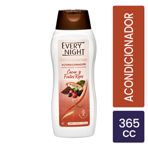 Every Night Acondicionador Bionutrientres Cacao Y Frutos Rojos 365ml